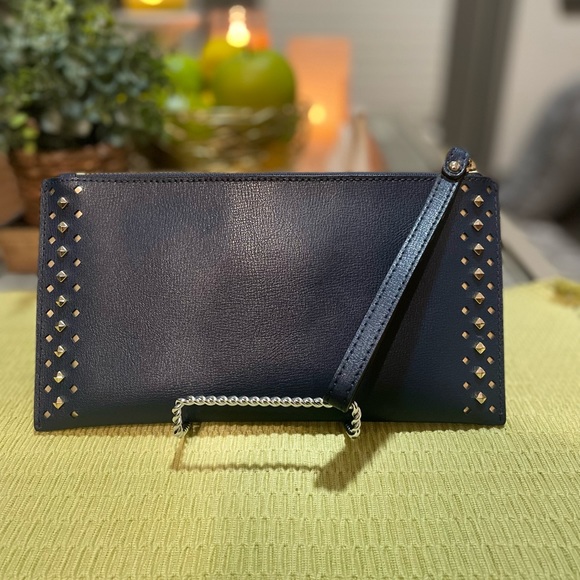Michael Kors wristlet navy blue - Picture 2 of 2